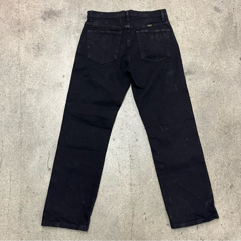 Vintage Rustler Black Denim Jeans (32 x 30)